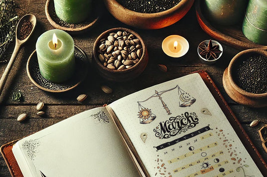 Creating a March Journaling Spread