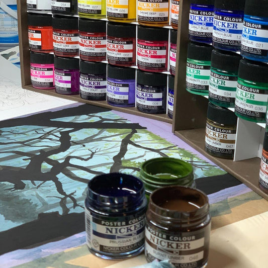 Practical Tips for Painting with Gouache: Why Poster Colors Are a Game-Changer!