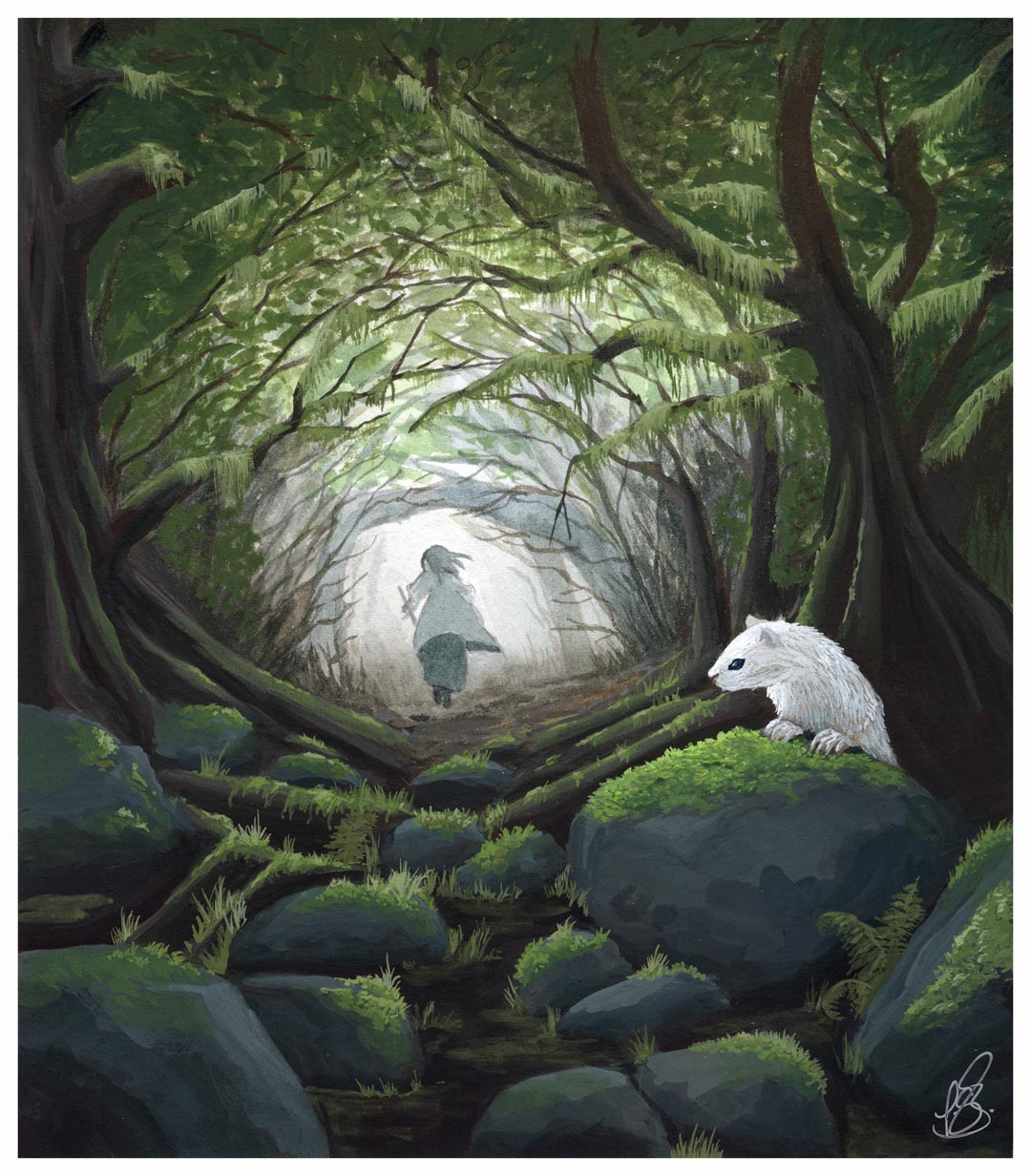 'A Promise To Keep' | Originalgemälde in Gouache | 22x25 cm