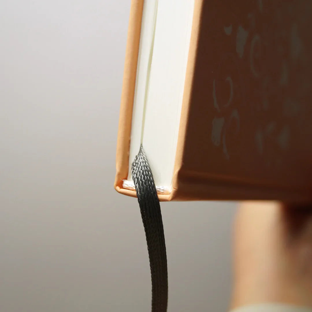 Notizbuch A5 liniert oder gepunktet | Peach Fuzz | Tagebuch Journal Boho Style - Carasusan