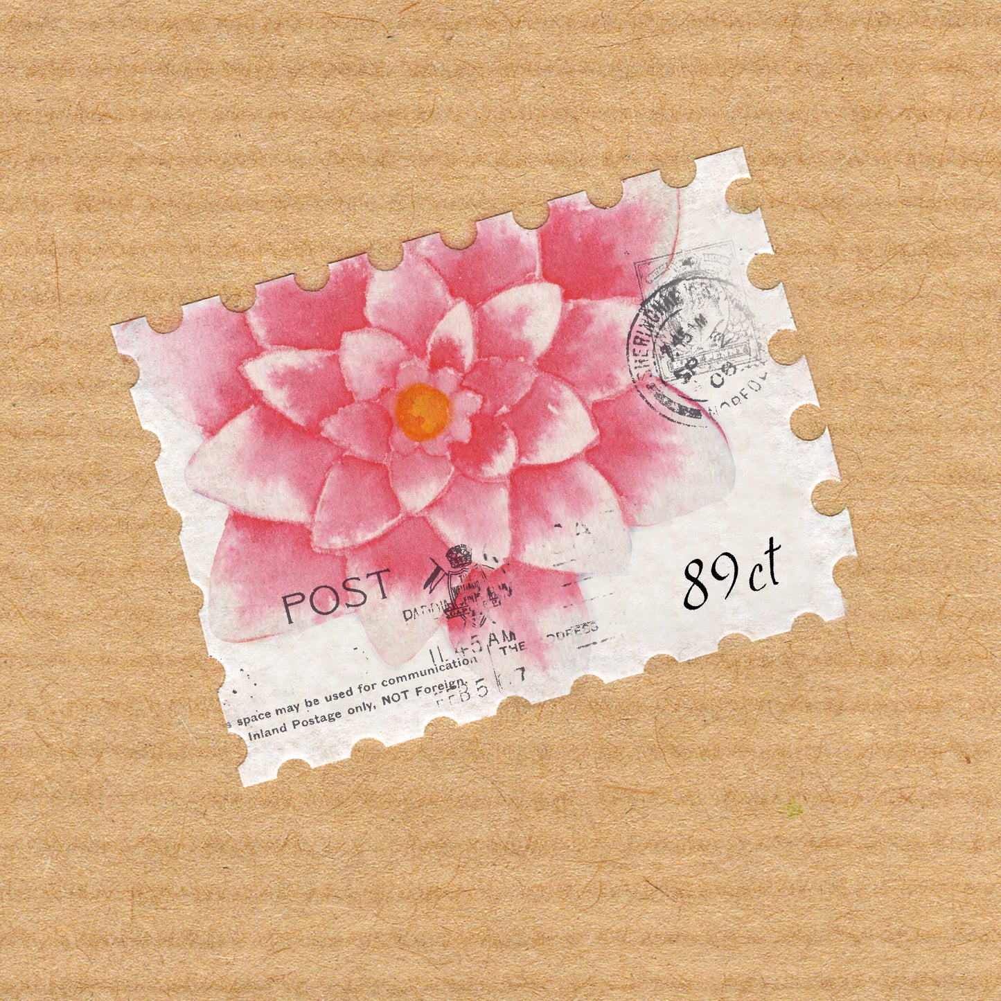 Washi Tape Stamps 'Whimsical Watercolor Illustrations' Stickers