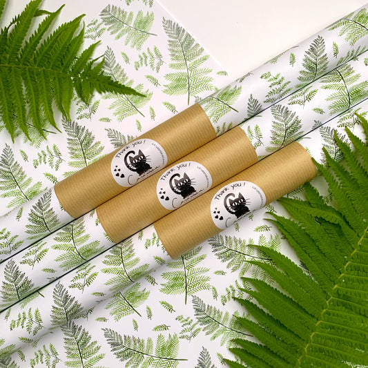 Wrapping paper 'Botanical Ferns I' 50x70cm