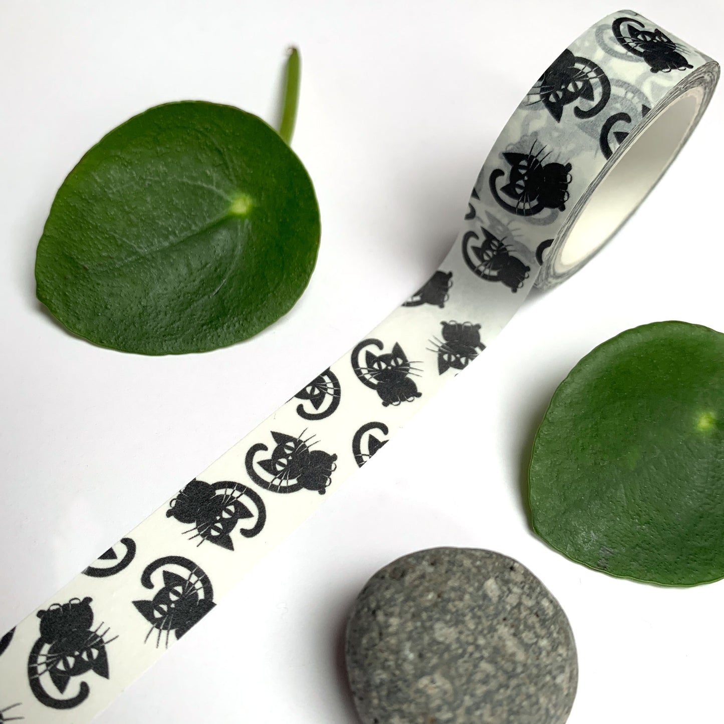 Washi Tape 'Cats' | black and white | 10mx15mm