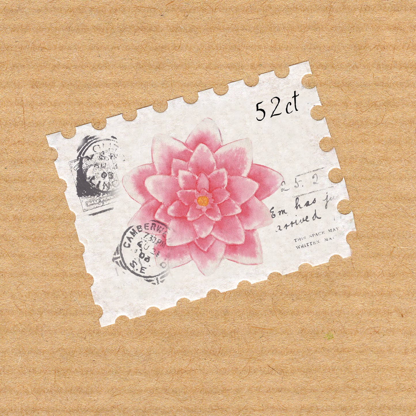 Washi Tape Stamps 'Whimsical Watercolor Illustrations' Stickers