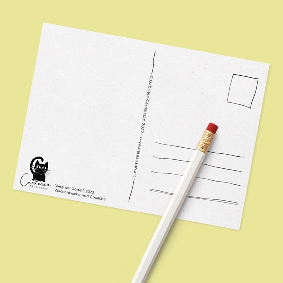 Postkarte 'Shinto Tor - Weg der Götter'