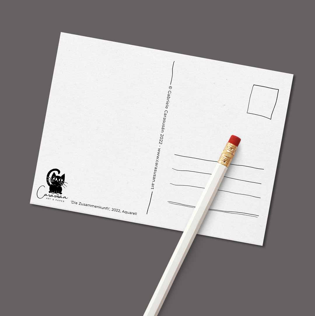 Postkartenrückseite