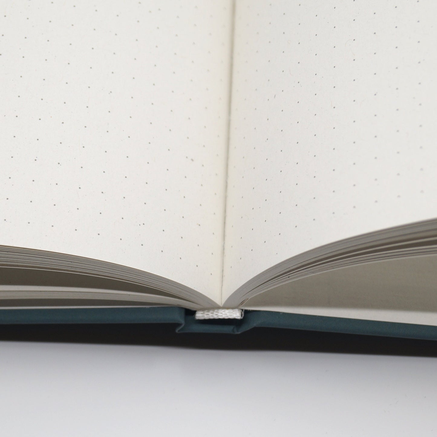 Dot grid journal 'Seahorse' - Notebook with ribbon marker on recycled paper