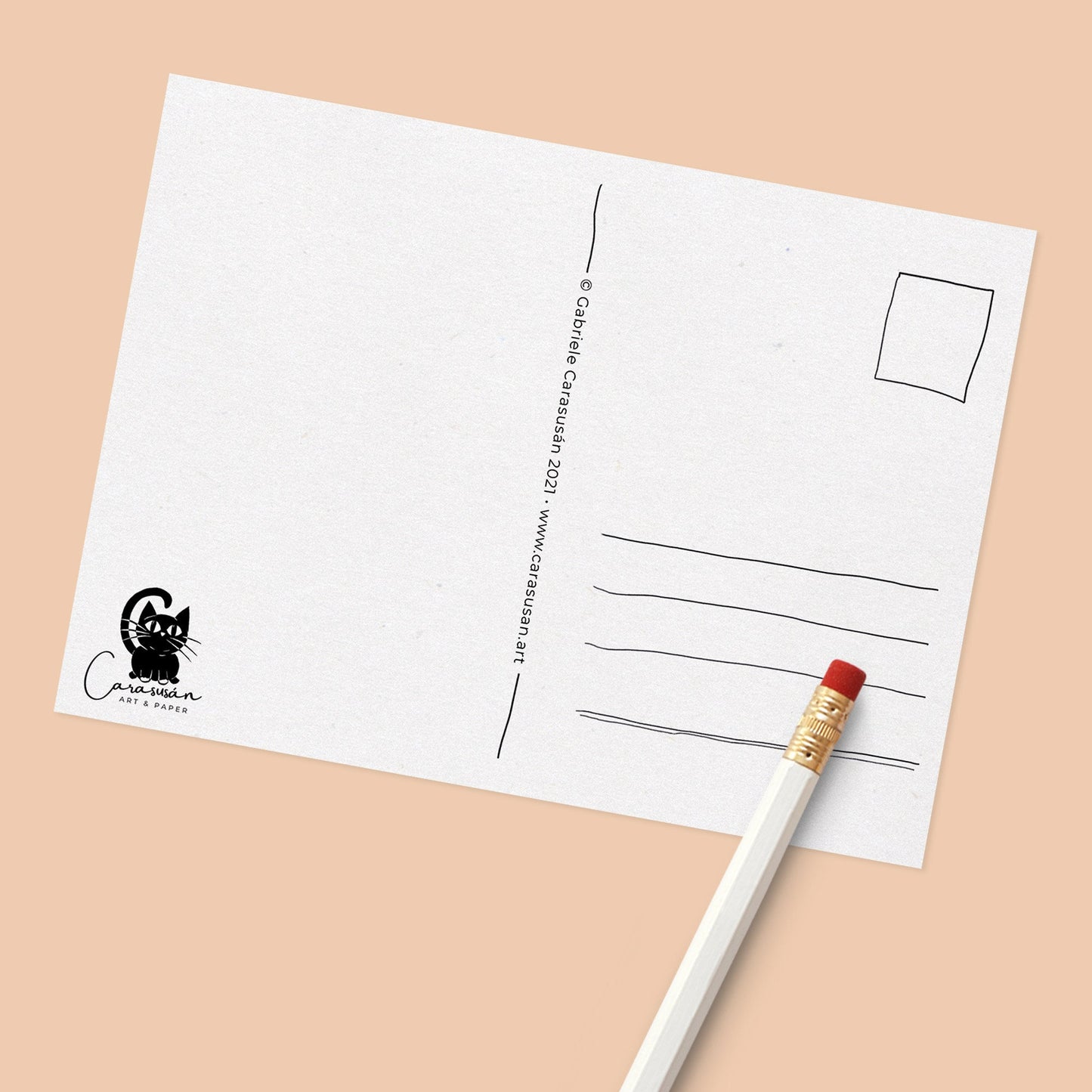 Herbstliche Postkarte mit Nachtfaltern und Herbstlaub 'You are amazing!'