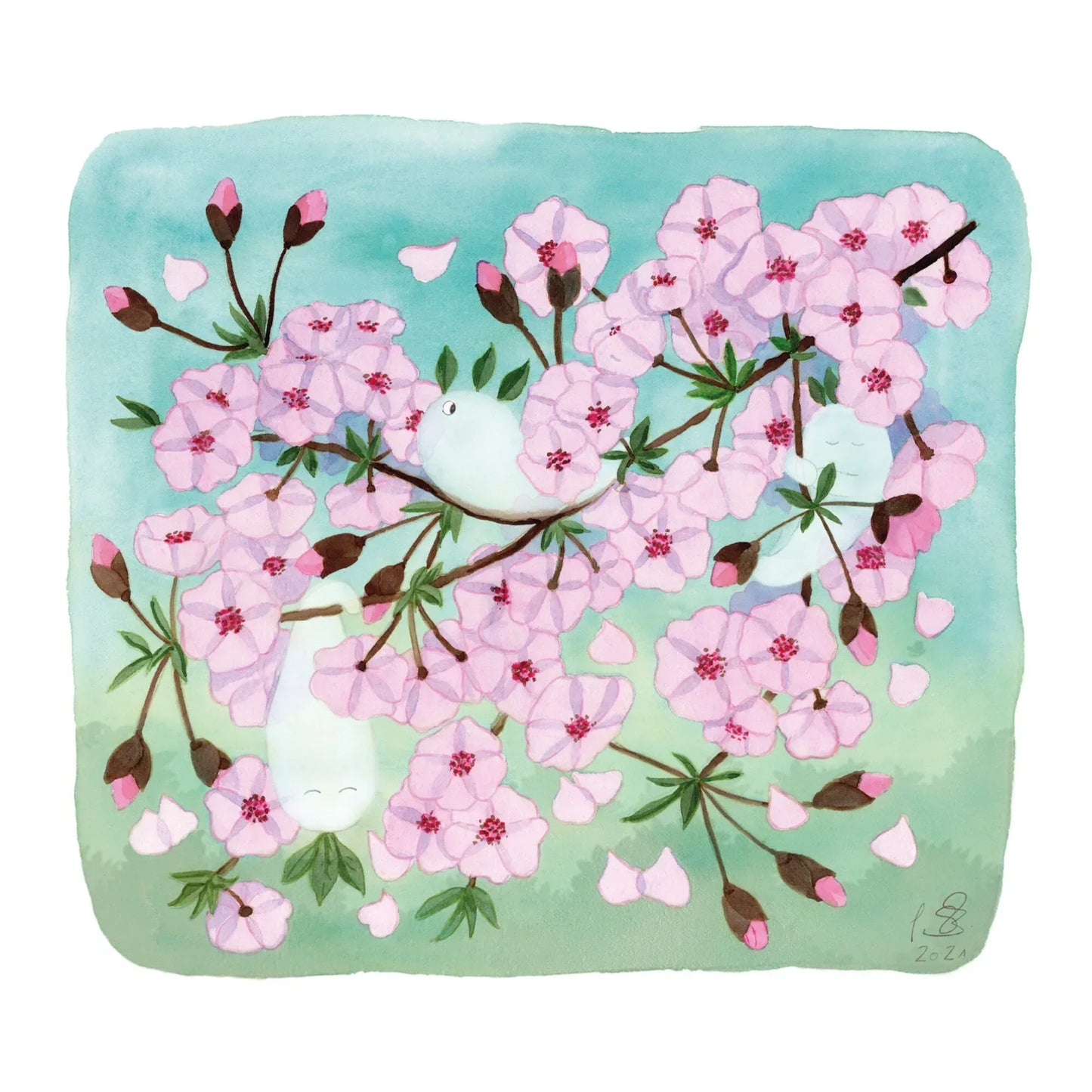 Kirschblüten Postkarten Set | Sakura - Carasusan