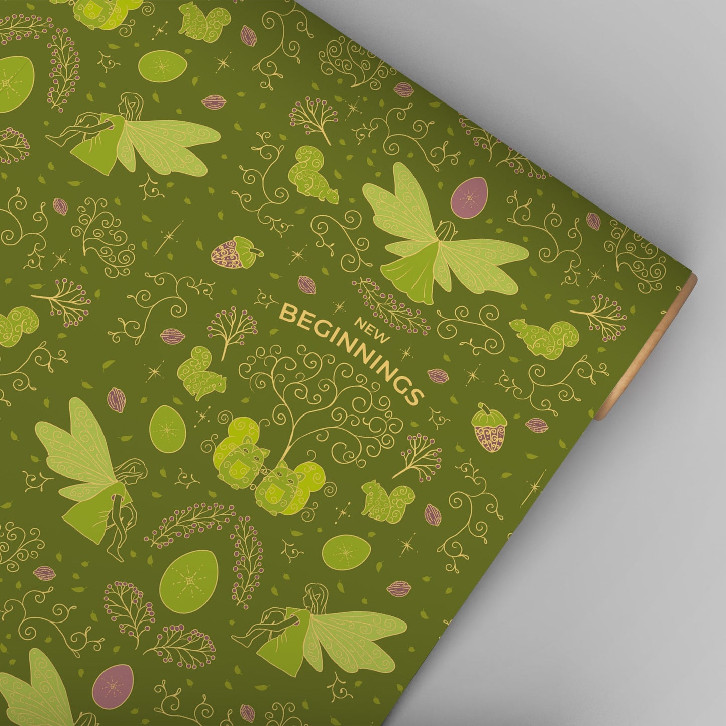 Wrapping paper 'Spring Elves' 50x70cm