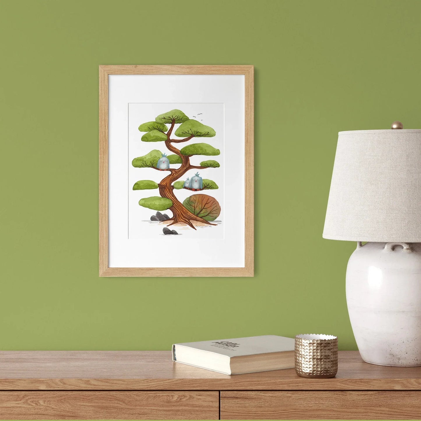 Kunstdruck 'Wolkenkiefer' auf feinem Aquarellpapier - handsigniert und limitiert - Carasusan