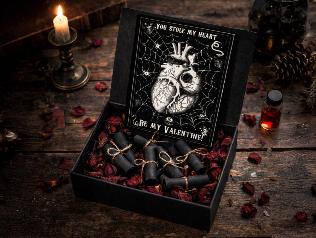 DIY-Valentinsgeschenk: „Dark Love Letter“-Box 🖤