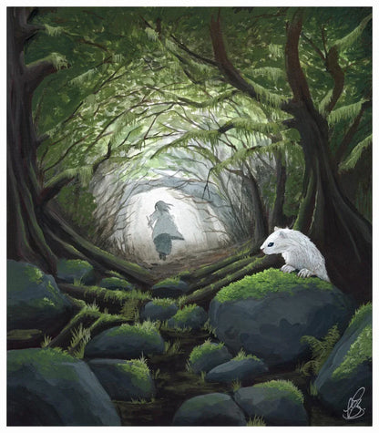 'A Promise To Keep' | Originalgemälde in Gouache | 22x25 cm - Carasusan