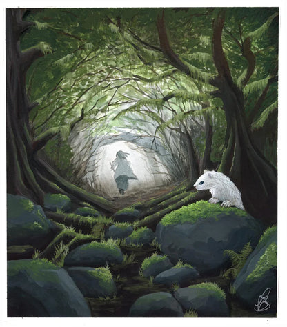 'A Promise To Keep' | Originalgemälde in Gouache | 22x25 cm - Carasusan