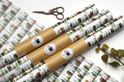 Apothecary Hexenregal Geschenkpapier – 50x70cm, 100gsm seidenmatt | Dark Academia Wrapping Paper