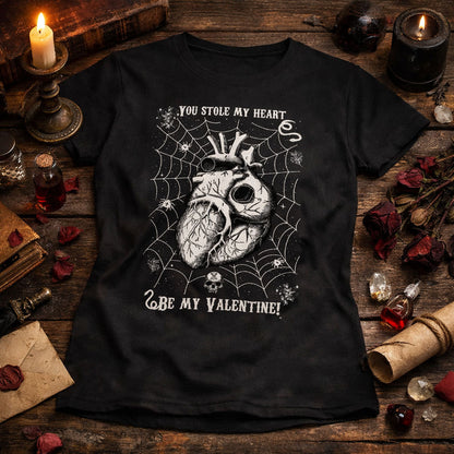 Dark Valentine Shirt "You stole my heart" | Geschenk zum Valentinstag