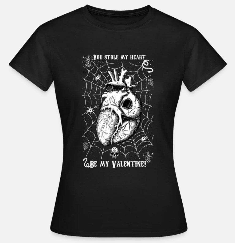 Dark Valentine Shirt "You stole my heart" | Geschenk zum Valentinstag