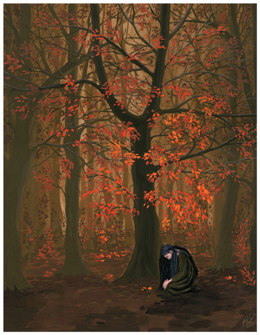 'It's About Keeping Ourselves Safe' | Originalgemälde Gouache | 26x33 cm