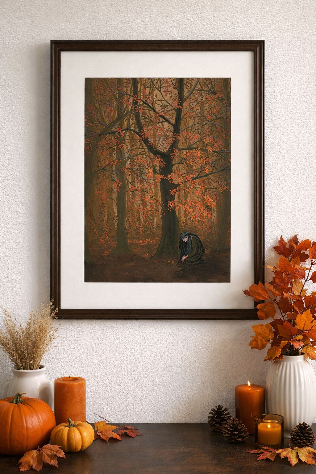 'It's About Keeping Ourselves Safe' | Originalgemälde Gouache | 26x33 cm