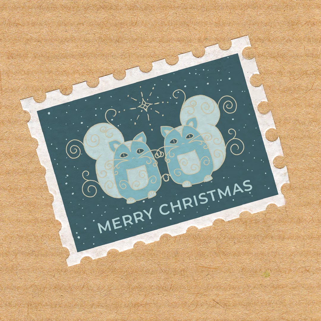 Christmas Washi Tape Stamps | Stickers for scrapbooking, journaling and decoration