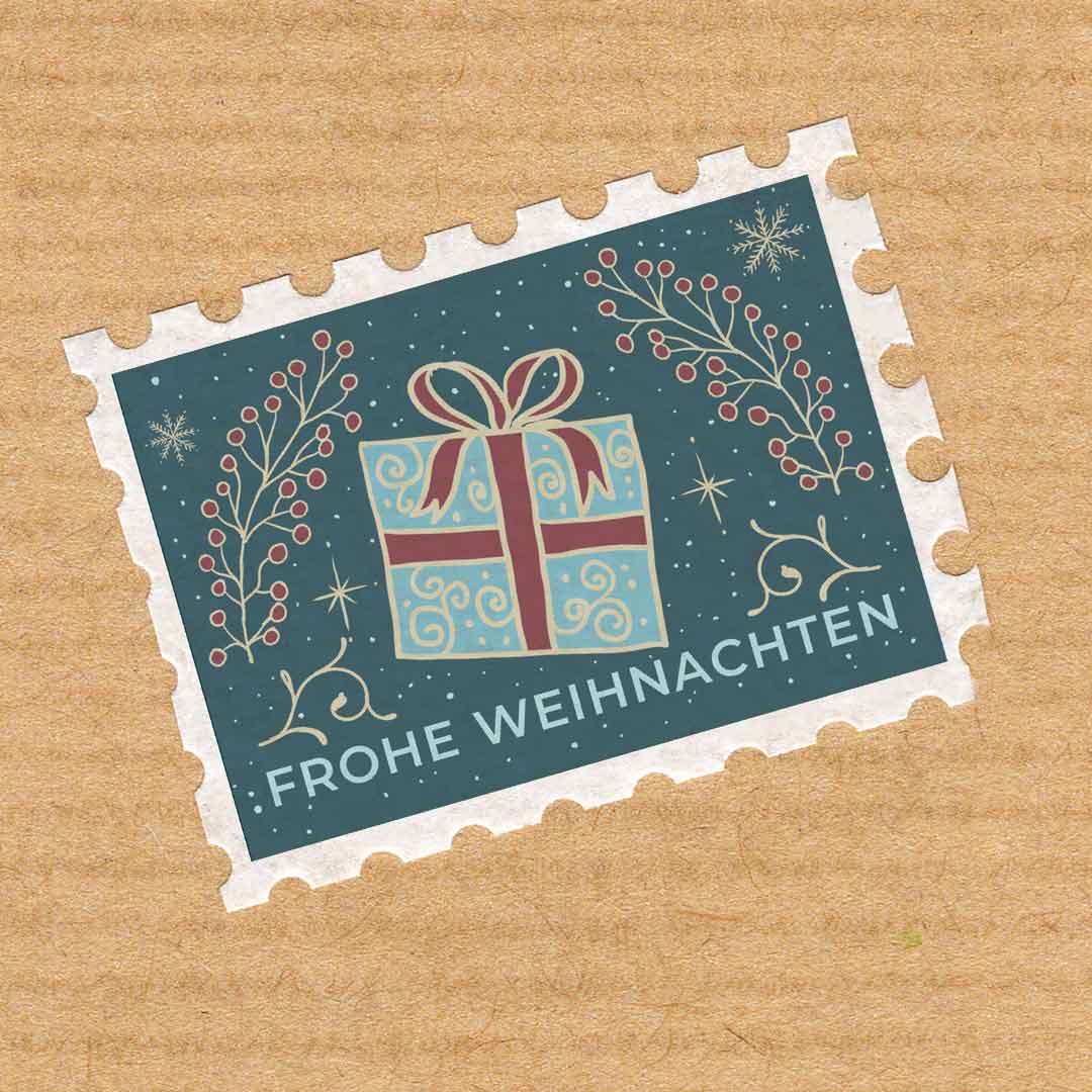 Washi-Tape-Stamps 'Weihnachten' | Aufkleber für Scrapbooking, Journaling und Deko