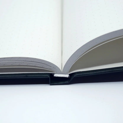 Notizbuch mit Punktraster | 'Nature Academia' dunkelblau | Dark Academia - Carasusan