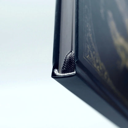 Notizbuch mit Punktraster | 'Nature Academia' dunkelblau | Dark Academia - Carasusan