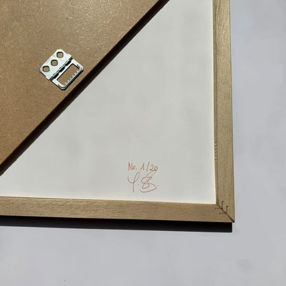 Kunstdruck Siebenschläfer Aquarell | 31x28cm - handsigniert | Herbstdeko Waldtiere | Bilder für Kinderzimmer - Carasusan