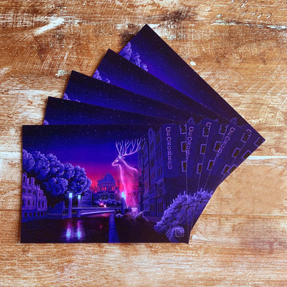 Postkarte 'Nach Hause' | Berliner Dom | Gouache - Carasusan