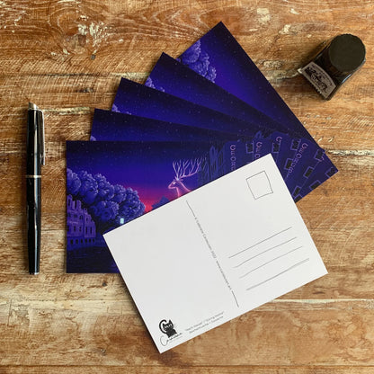 Postkarte 'Nach Hause' | Berliner Dom | Gouache - Carasusan