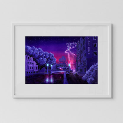 Kunstdruck 'Nach Hause' Berliner Dom | 60x42cm | handsigniert - Carasusan