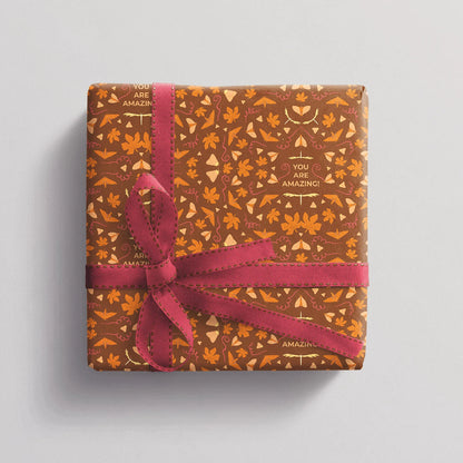 Geschenkpapier 'Herbstlaub' 50x70cm - Carasusan