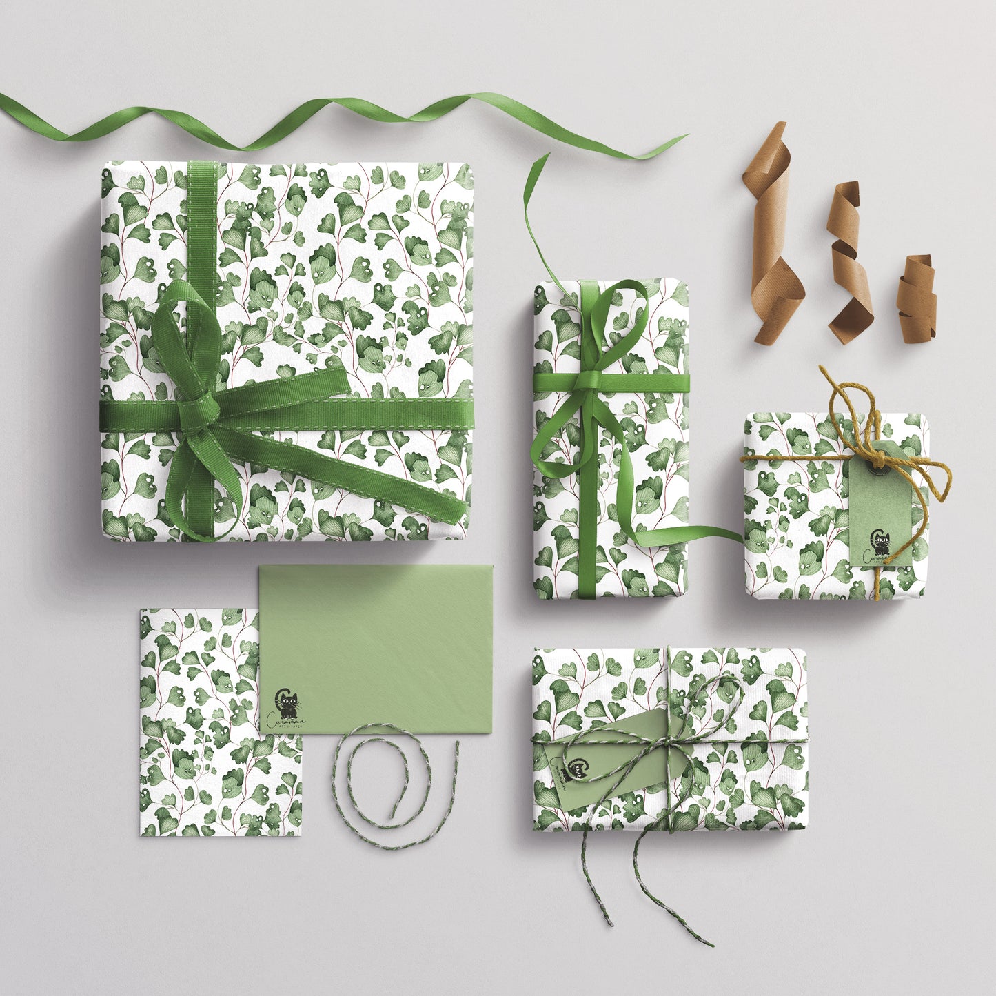 Wrapping paper 'Botanical Ferns II' 50x70cm