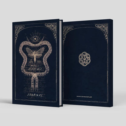 Dark Academia Journal-Set mit 120 Stickern und Washitape - Carasusan