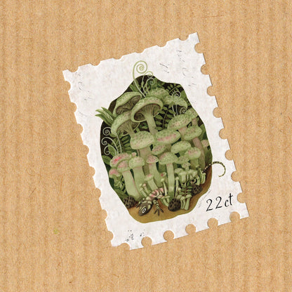 Washitape-Stamps 'Wunderliche Aquarell-Illustrationen' Aufkleber - Carasusan