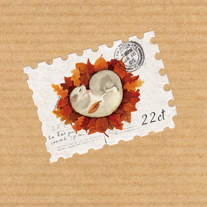 Washitape-Stamps 'Wunderliche Aquarell-Illustrationen' Aufkleber - Carasusan