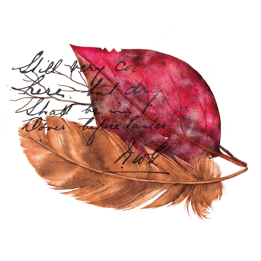 Washi Tape Stamps 'Autumn Leaves' Stickers