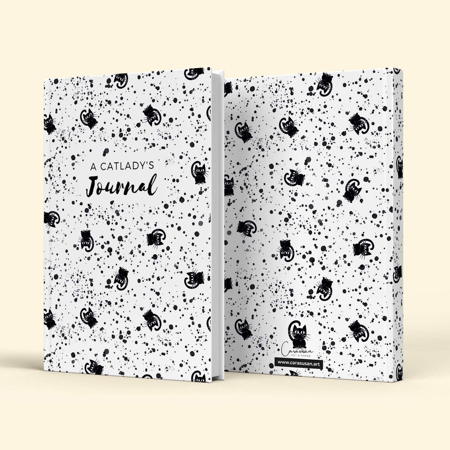 Bulletjournal 'Cute Cats' Notebook with ribbon marker