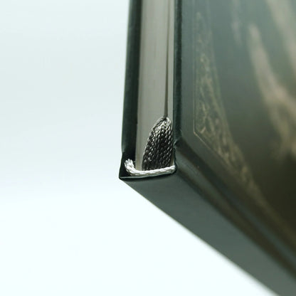 Notizbuch mit Punktraster - Nature Academia Salamander - dunkelgrün mit Lesebändchen - umweltfreundlich - Carasusan