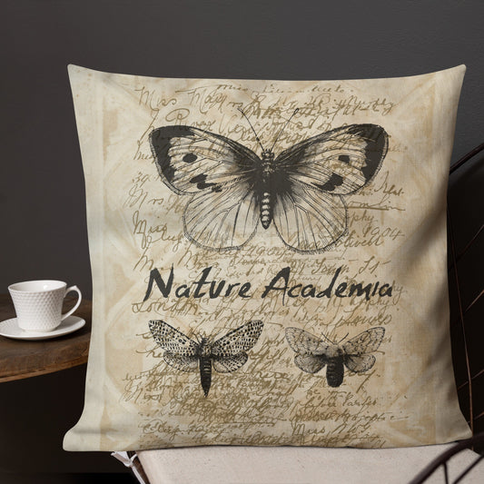 Cushion 'Nature Academia' butterflies